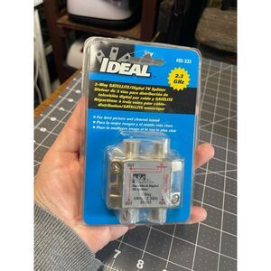 Ideal 2.3 GHz 3-Way Satellite/Digital TV Splitter – Coaxial Signal Splitter